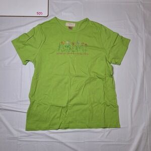 Womens M&C Sportswear tshirt. Green. Size Medium. Grandma